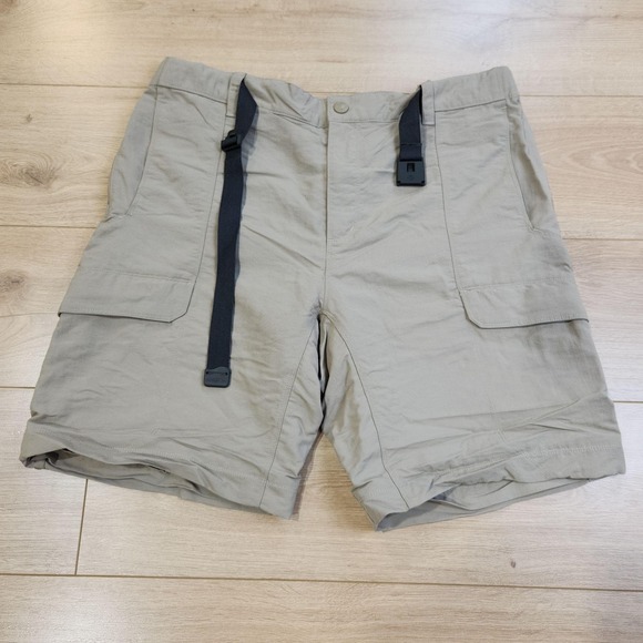 The North Face Other - The North Face Shorts Mens Large 9" Beige Nylon Cargo Belted Hiking Outdoor